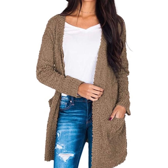 Merokeety Sweaters - Merokeety soft tan cardigan